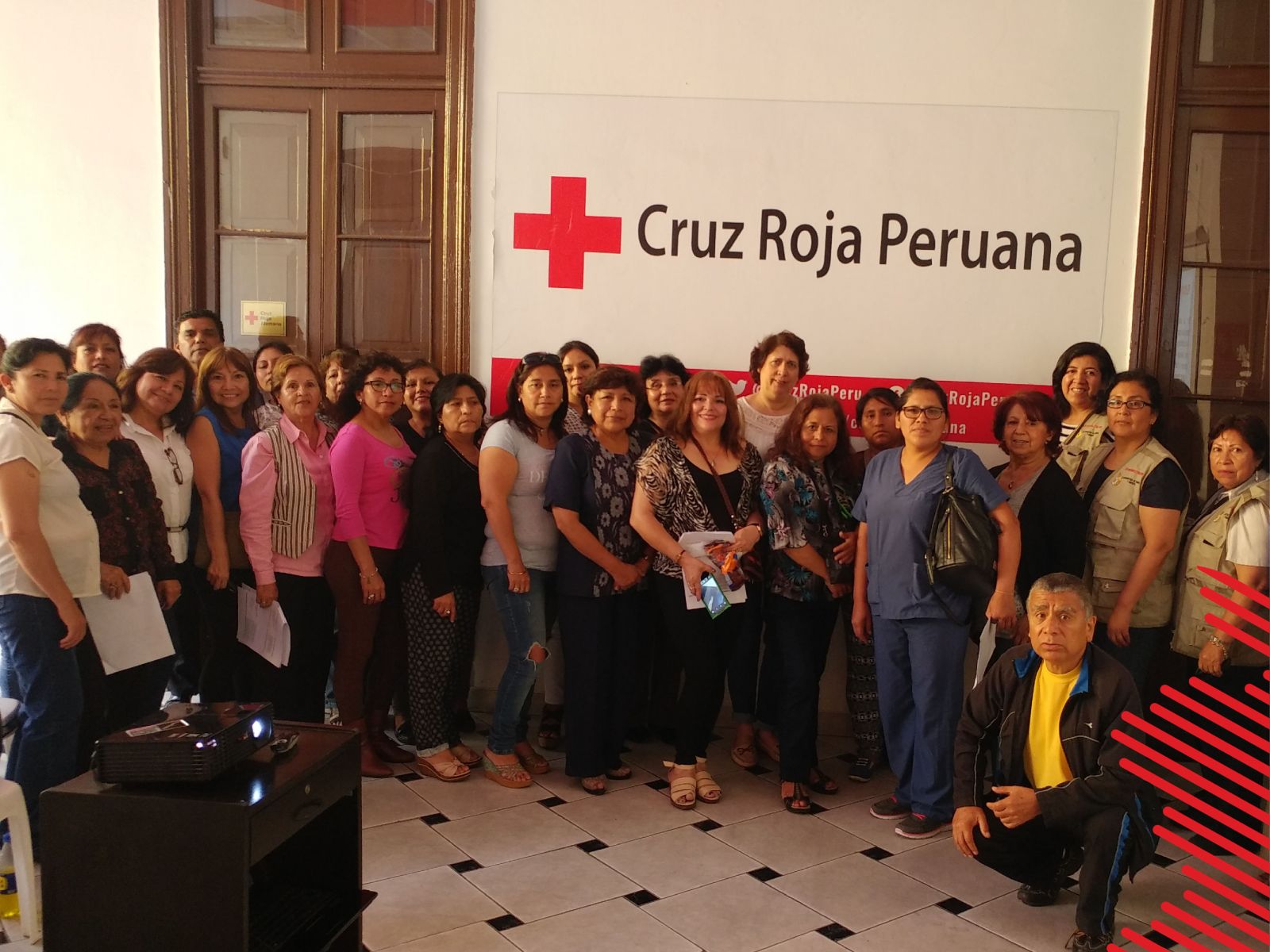 Taller en la Cruz Roja Peruana